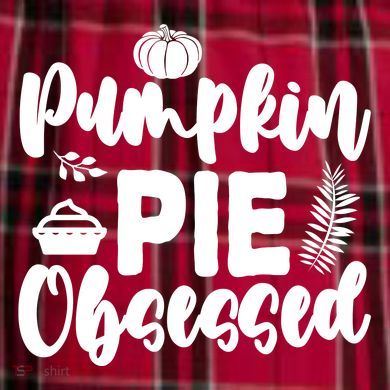 Pumpkin Pie Obsessed Men's Flannel Plaid Pajama Pants