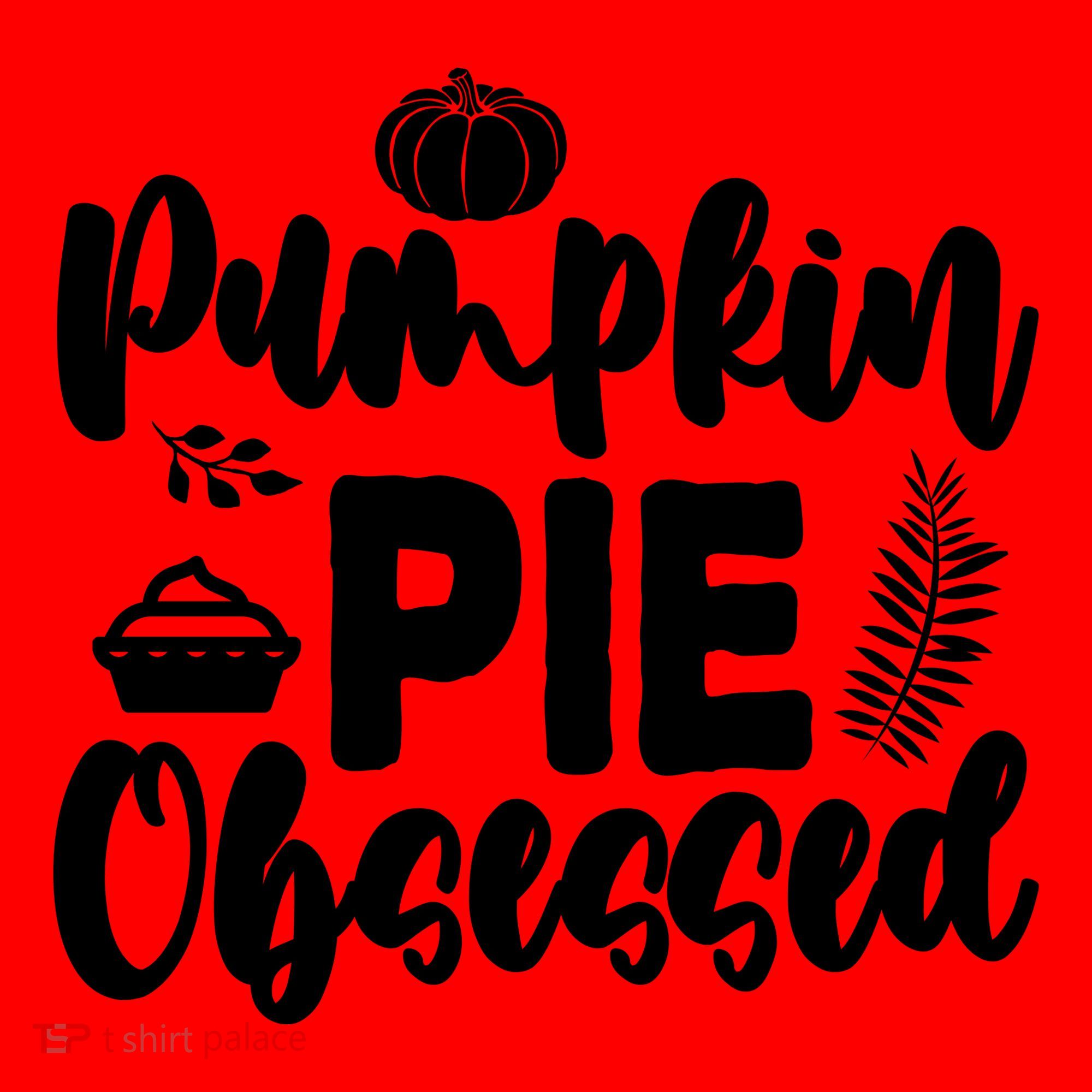 Pumpkin Pie Obsessed Santa Hat