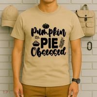 Pumpkin Pie Obsessed T-Shirt thumb 6