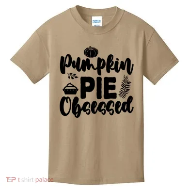 Pumpkin Pie Obsessed Kids T-Shirt