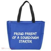 Proud Parent Of A Sourdough Starter Sourdough Baker Gift Tote Bag thumb 0