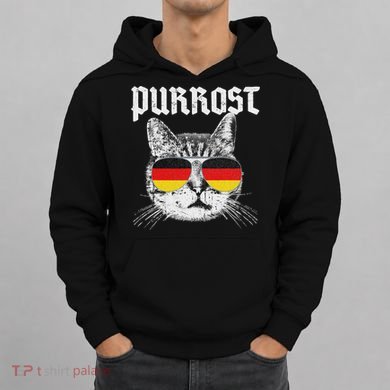 Purrost Prost Oktoberfest Cat Funny German Flag Hoodie