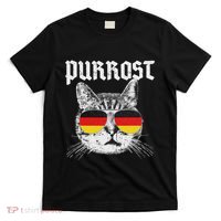 Purrost Prost Oktoberfest Cat Funny German Flag T-Shirt thumb 0