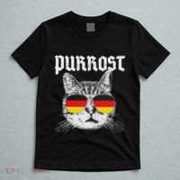 Purrost Prost Oktoberfest Cat Funny German Flag T-Shirt thumb 5