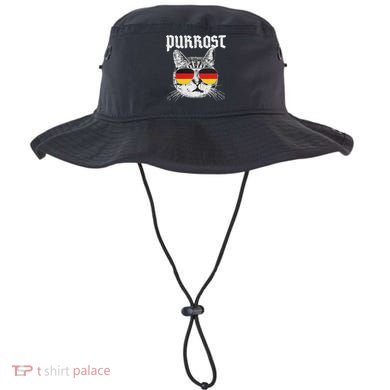 Purrost Prost Oktoberfest Cat Funny German Flag Bucket Hat
