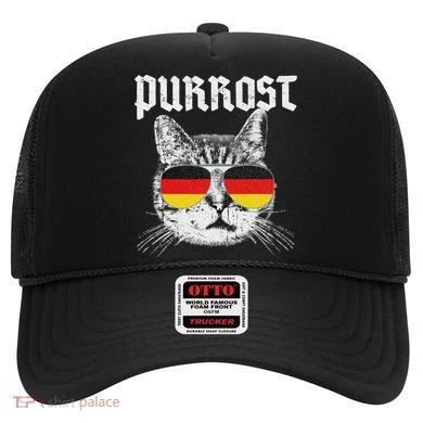 Purrost Prost Oktoberfest Cat Funny German Flag Hat