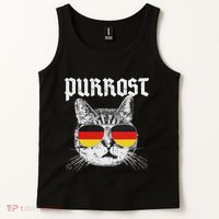 Purrost Prost Oktoberfest Cat Funny German Flag Tank Top thumb 2