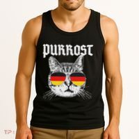 Purrost Prost Oktoberfest Cat Funny German Flag Tank Top thumb 3