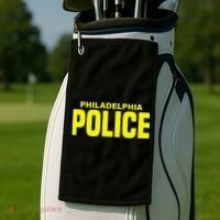 Philadelphia Police Officer Pennsylvania Policeman Golf Towel thumb 2