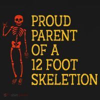 Proud Parent Of A 12 Foot Skeleton Visor thumb 3
