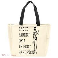 Proud parent of a 12 foot skeleton Tote Bag thumb 0