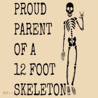 Proud parent of a 12 foot skeleton Tote Bag thumb 4