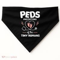 Peds Protectors Of The Tiny Humans Pediatrician Pediatrics USA-Made Doggie Bandana thumb 0