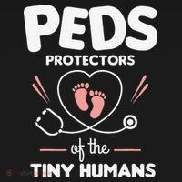 Peds Protectors Of The Tiny Humans Pediatrician Pediatrics Women's Hoodie thumb 2