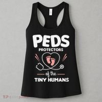 Peds Protectors Of The Tiny Humans Pediatrician Pediatrics Women's Tank Top thumb 3
