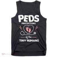 Peds Protectors Of The Tiny Humans Pediatrician Pediatrics Tank Top thumb 0