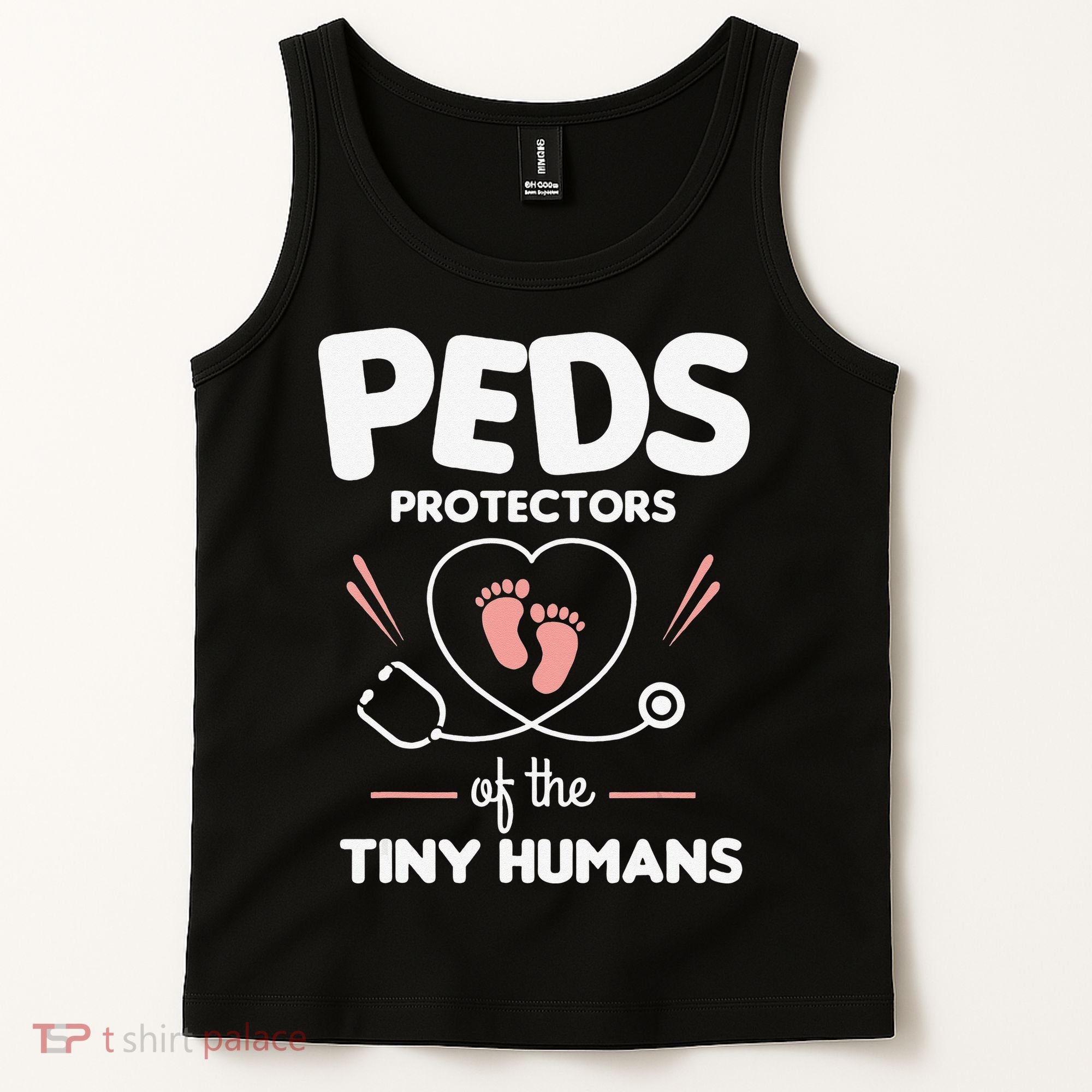 Peds Protectors Of The Tiny Humans Pediatrician Pediatrics Tank Top