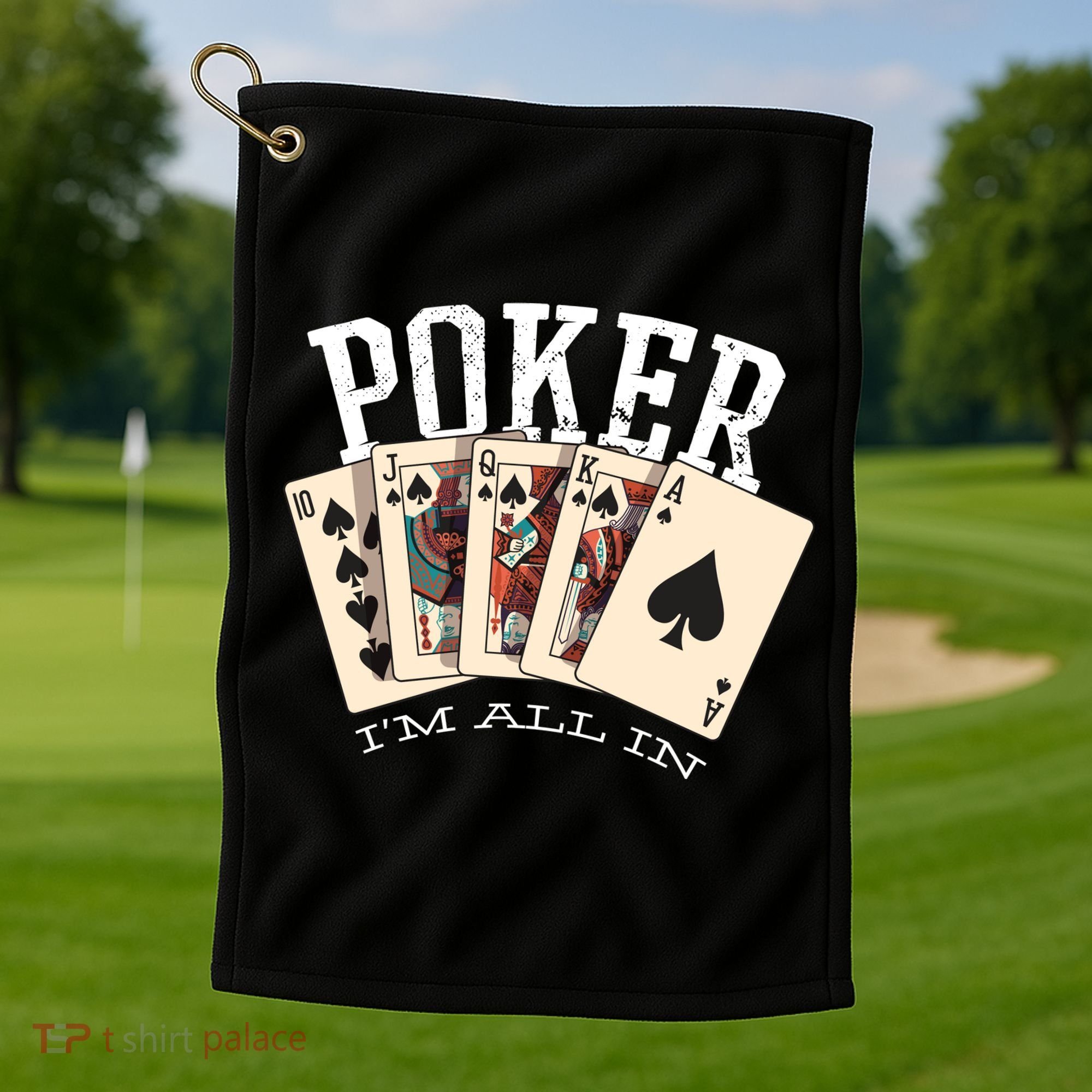 Poker Golf Towel