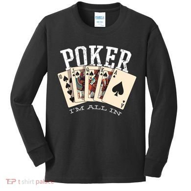 Poker Kids Long Sleeve Shirt