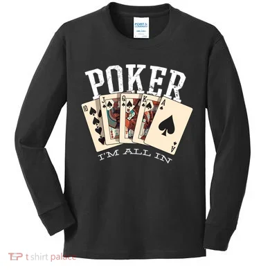 Poker Kids Long Sleeve Shirt