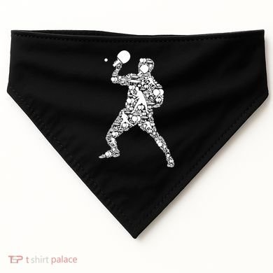 Ping Pong Player Table Tennis Gift USA-Made Doggie Bandana