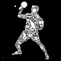 Ping Pong Player Table Tennis Gift Bucket Hat thumb 4