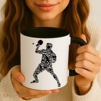 Ping Pong Player Table Tennis Gift Coffee Mug thumb 3