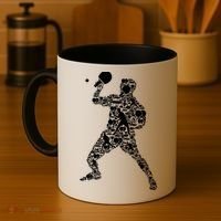 Ping Pong Player Table Tennis Gift Coffee Mug thumb 4