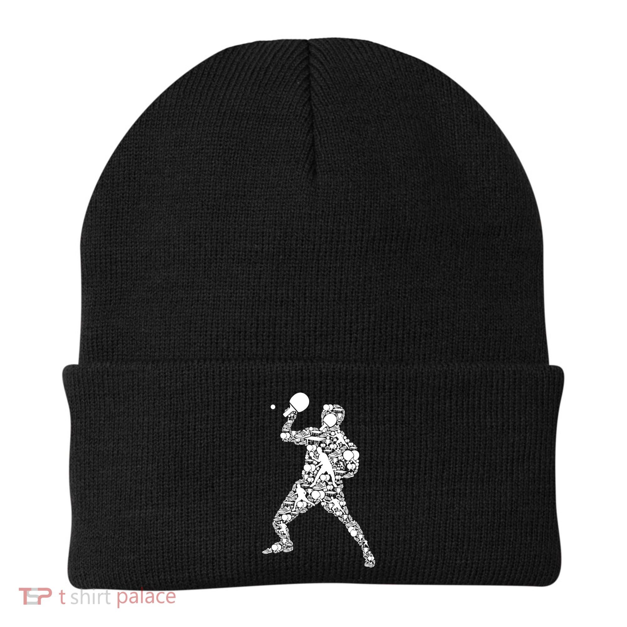 Ping Pong Player Table Tennis Gift Beanie