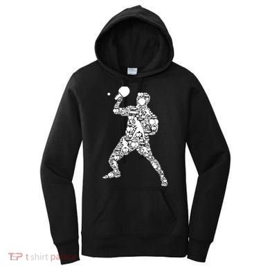 Ping Pong Player Table Tennis Gift Women's Hoodie