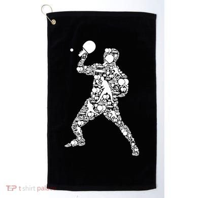 Ping Pong Player Table Tennis Gift Golf Towel