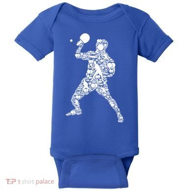 Ping Pong Player Table Tennis Gift Baby Bodysuit