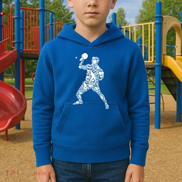 Ping Pong Player Table Tennis Gift Kids Hoodie