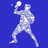 Ping Pong Player Table Tennis Gift Kids Long Sleeve Shirt thumb 2