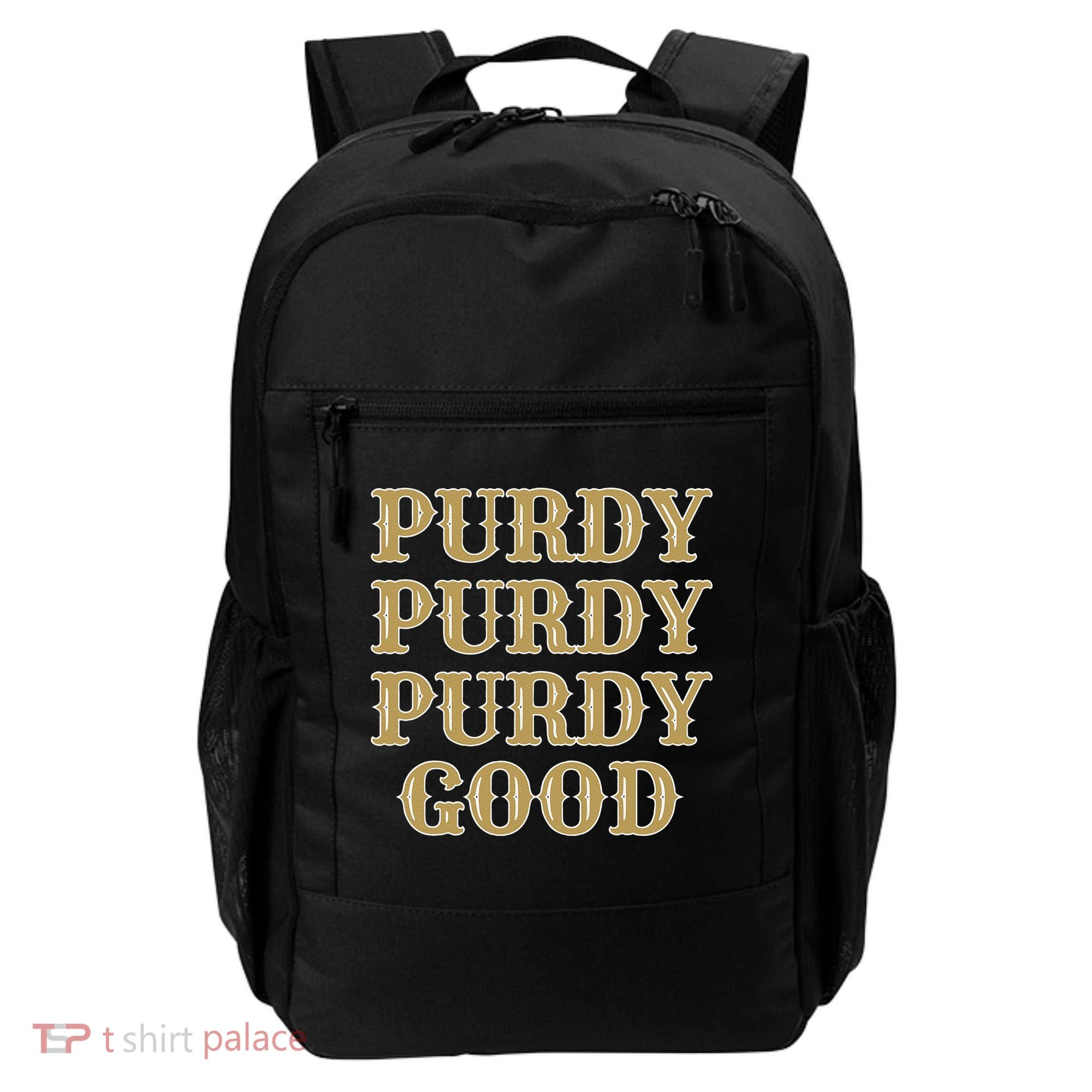 Purdy Purdy Purdy Good Football Quarterback Backpack