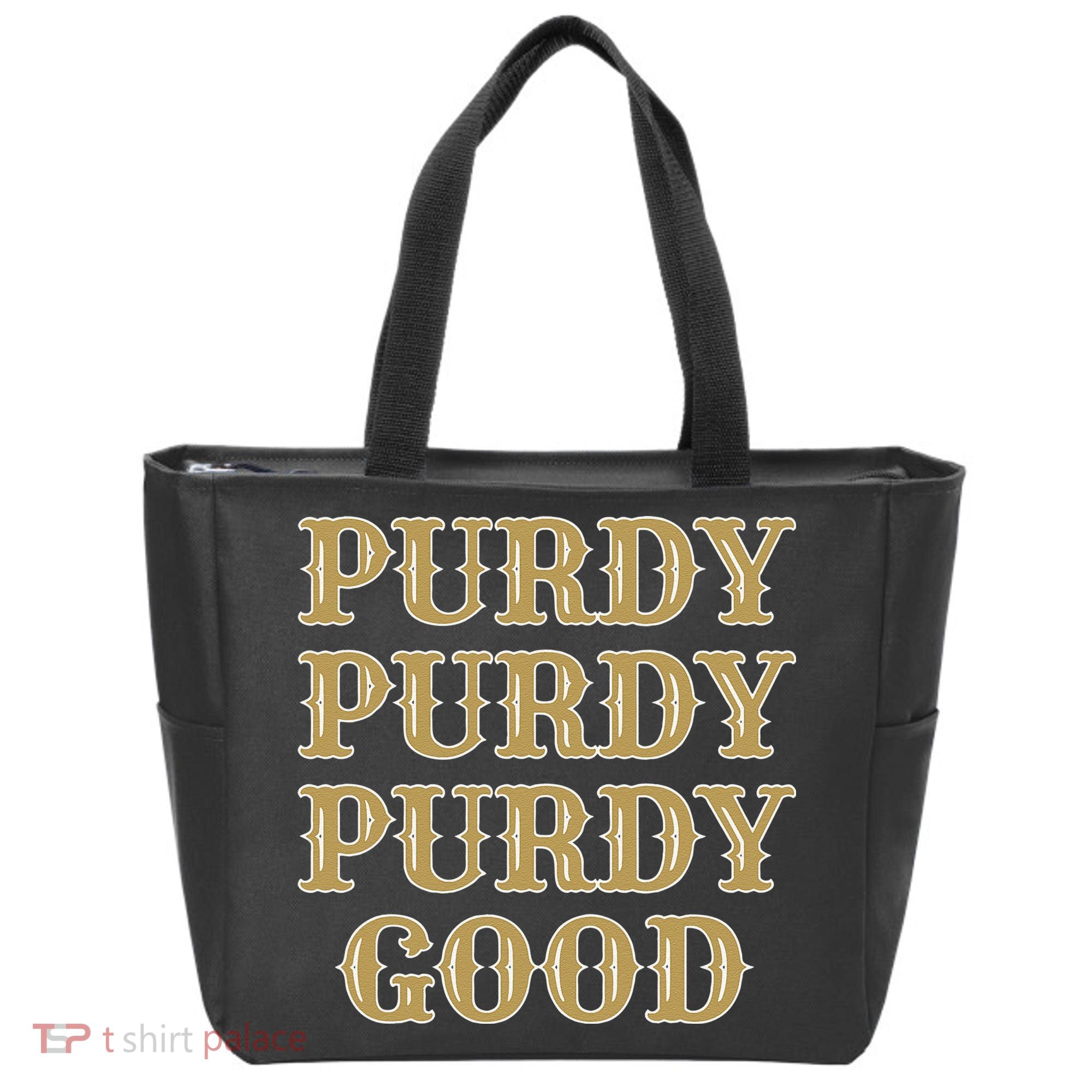 Purdy Purdy Purdy Good Football Quarterback Tote Bag