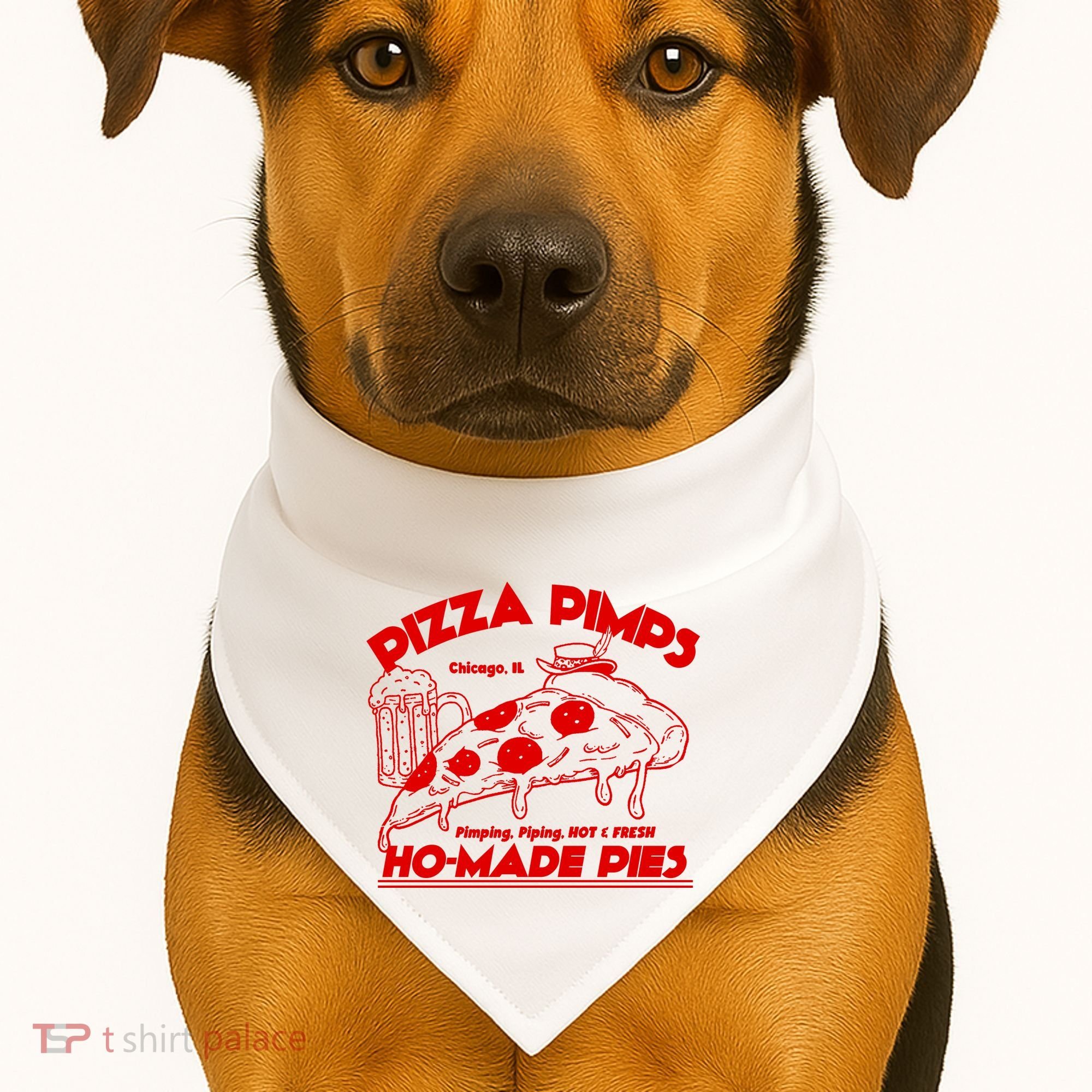 Pizza Pimps USA-Made Doggie Bandana