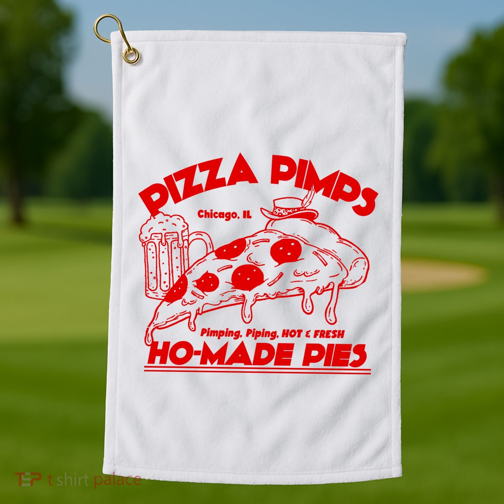 Pizza Pimps Golf Towel