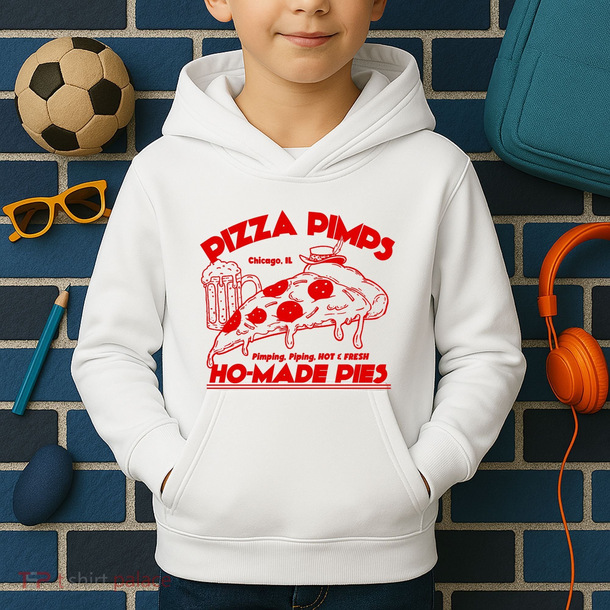 Pizza Pimps Kids Hoodie