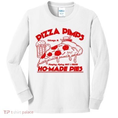Pizza Pimps Kids Long Sleeve Shirt