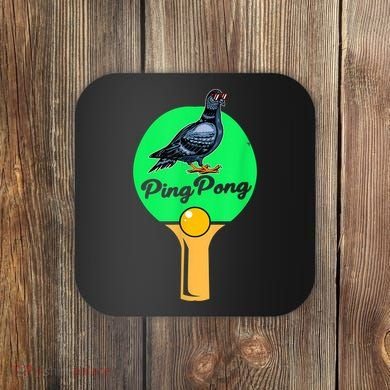 Pigeon Ping Pong Coaster