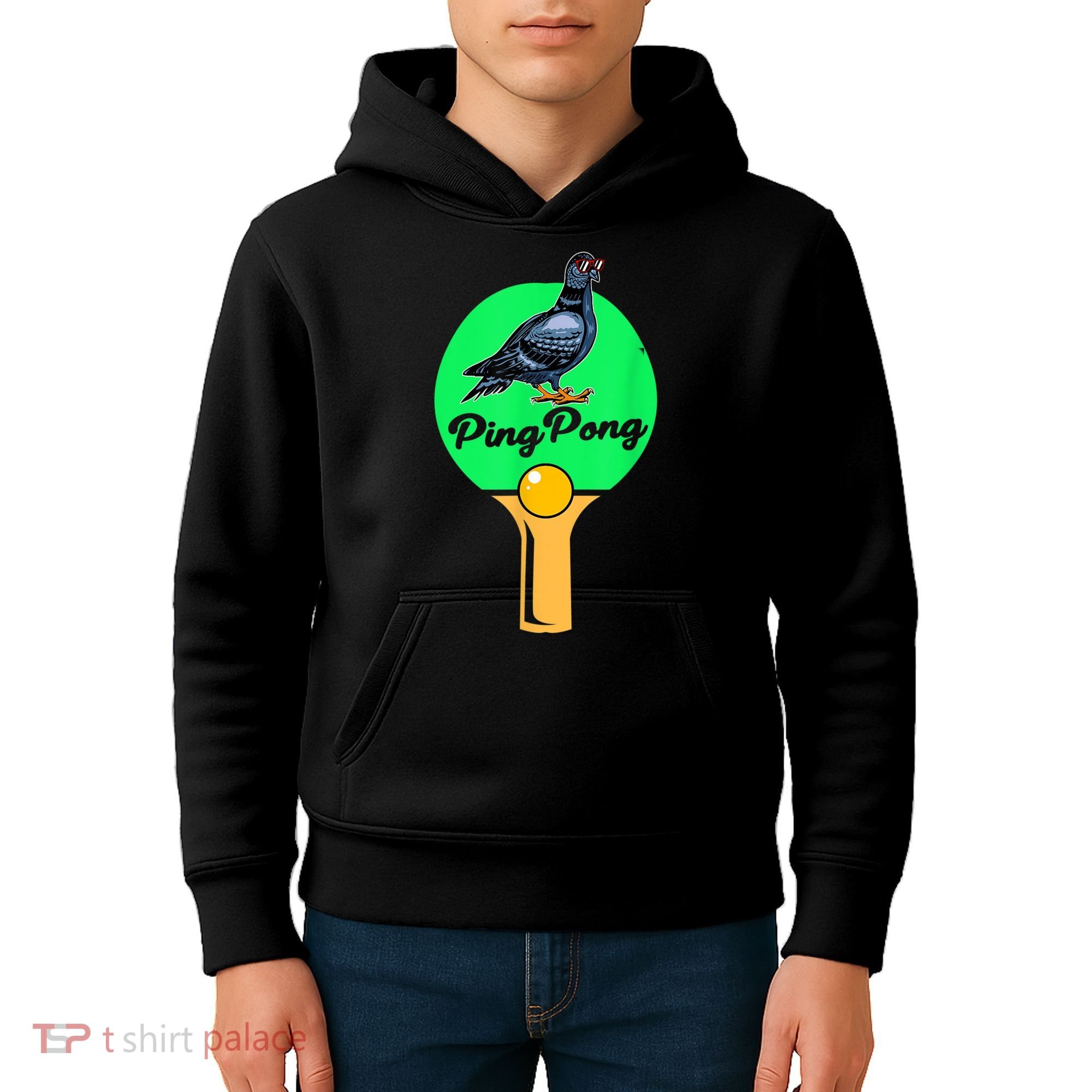 Pigeon Ping Pong Kids Hoodie