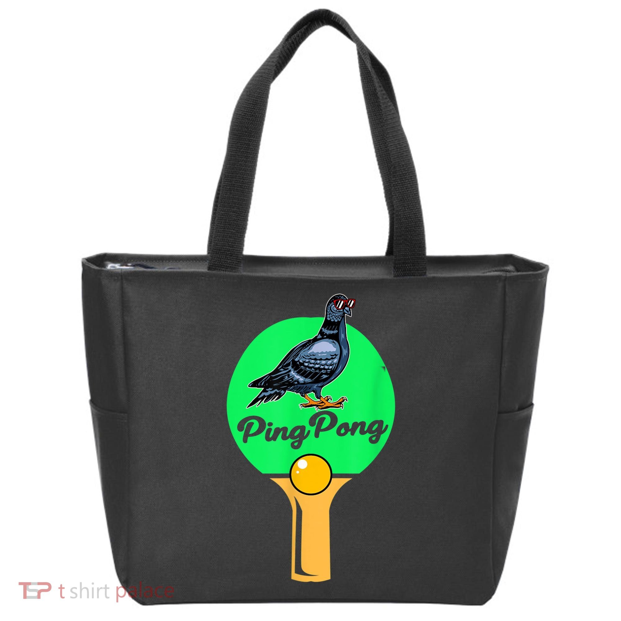 Pigeon Ping Pong Tote Bag
