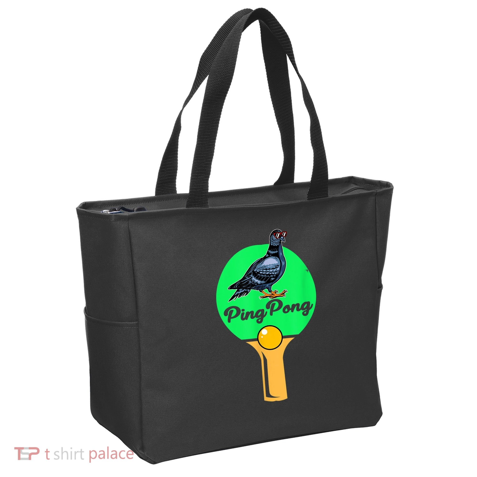 Pigeon Ping Pong Tote Bag