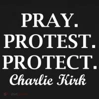 Pray Protest Protect Charlie Kirk Toddler Hoodie thumb 2