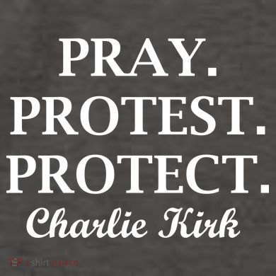Pray Protest Protect Charlie Kirk Vector Backpack
