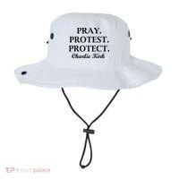 Pray Protest Protect Charlie Kirk Bucket Hat thumb 0