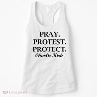 Pray Protest Protect Charlie Kirk Women's Tank Top thumb 0