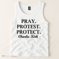 Pray Protest Protect Charlie Kirk Tank Top thumb 2
