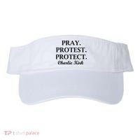Pray Protest Protect Charlie Kirk Visor thumb 0